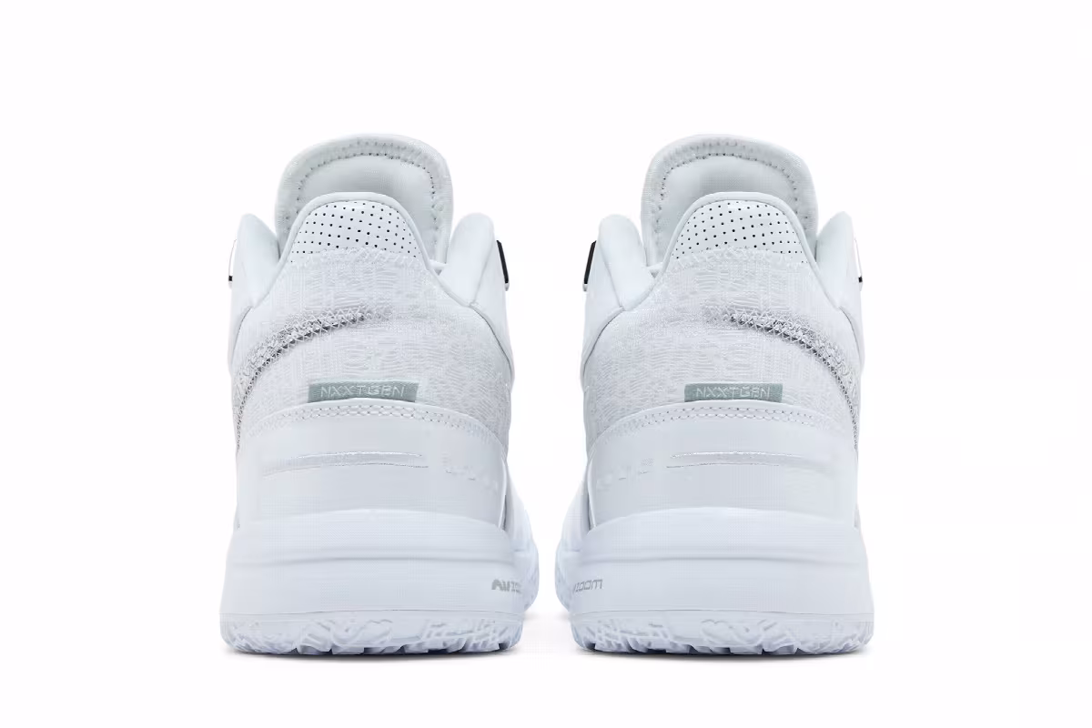 Nike Zoom LeBron NXXT Gen AMPD EP White Metallic Silver, view 7