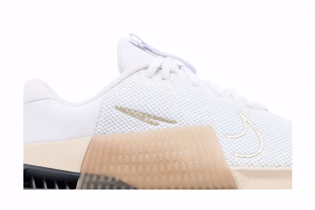 Nike Women's Metcon 9 White Gold Sanddrift, view 3