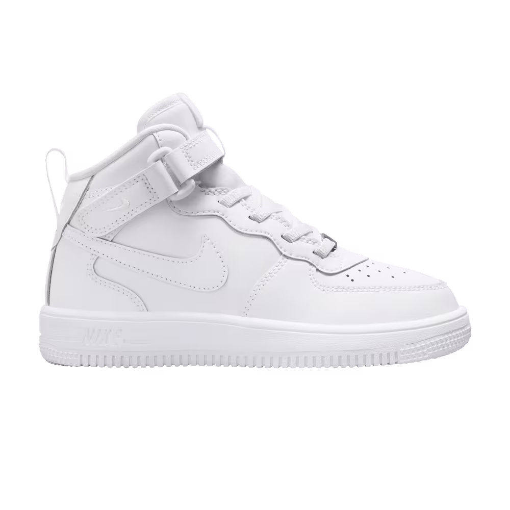 Nike Force 1 Mid EasyOn PS Triple White