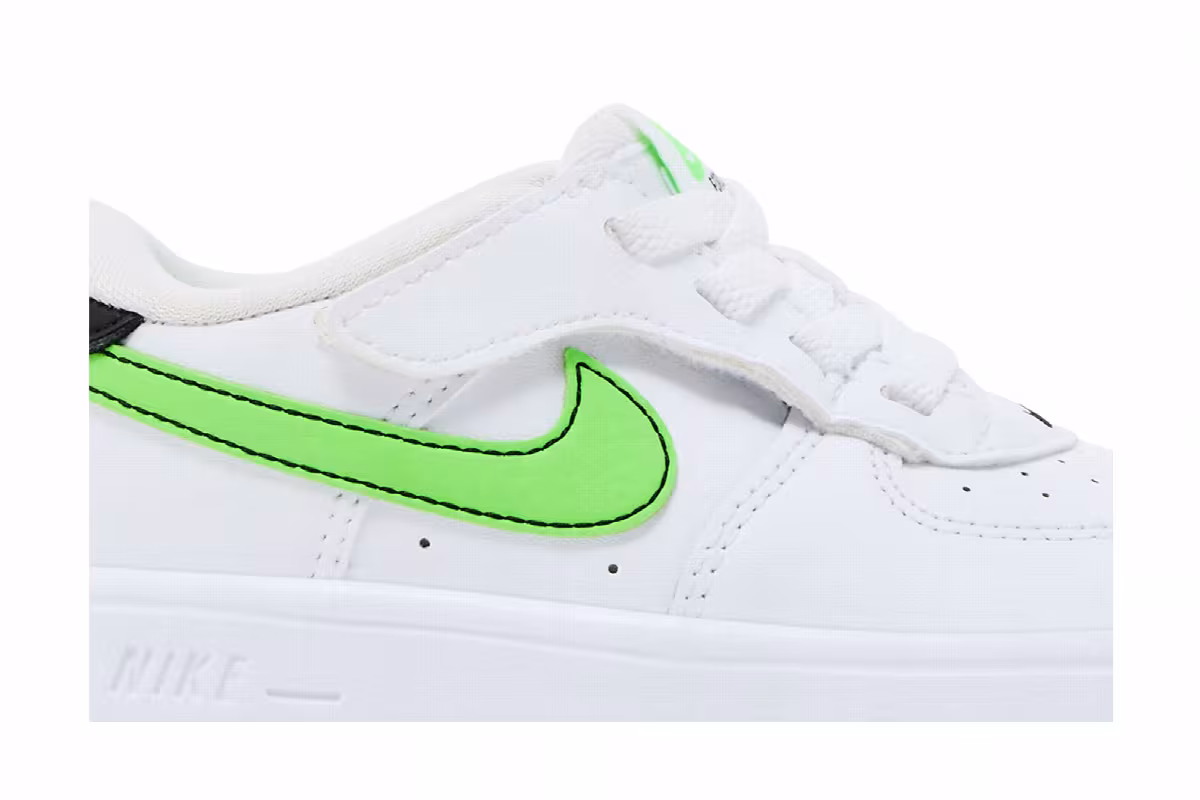 Nike Force 1 Low EasyOn TD White Green Strike, view 3