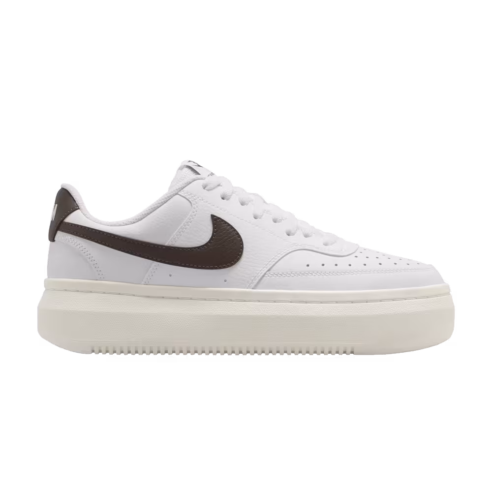 Nike Women's Court Vision Alta White Baroque Brown