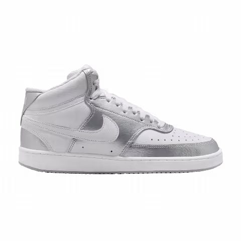 Nike Wmns Court Vision Mid 'Metallic Silver White'