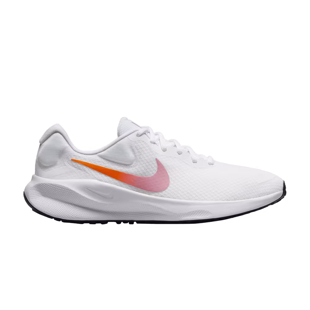Nike Women's Revolution 7 White Hyper Crimson