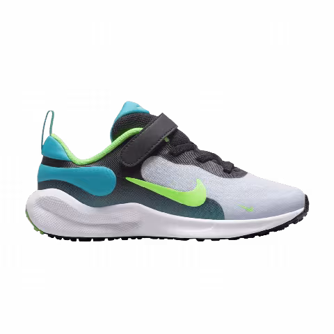Nike Revolution 7 PS 'Football Grey Green Strike'