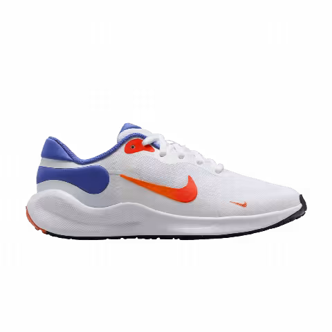 Nike Revolution 7 GS 'White Astronomy Blue Orange'