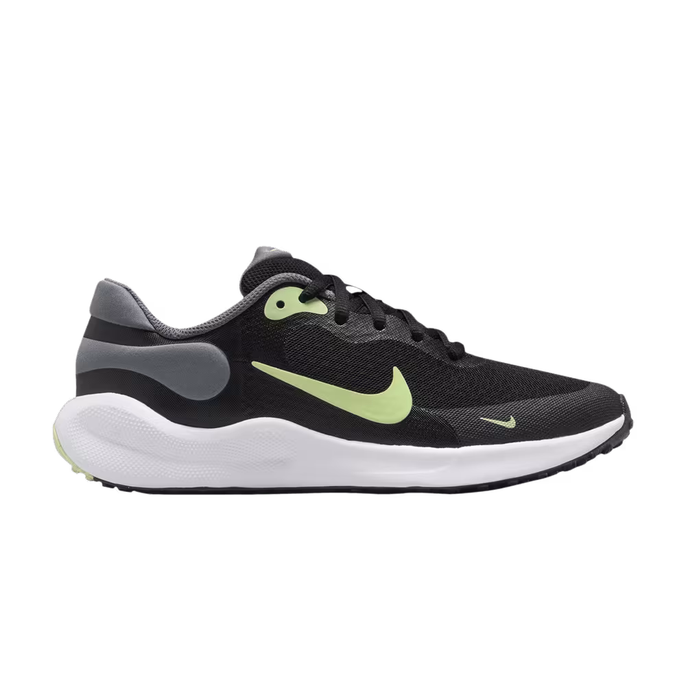 Nike Revolution 7 GS Black Barely Volt