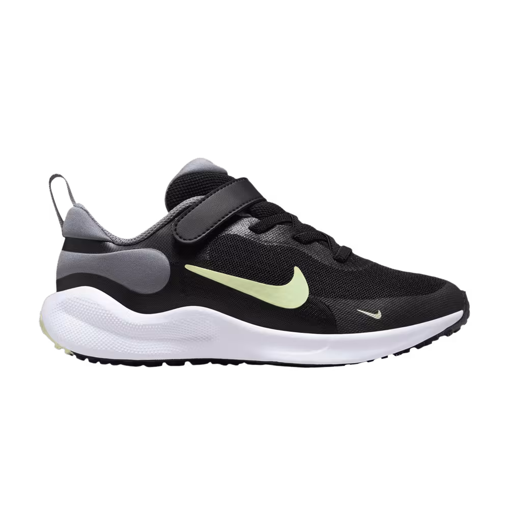 Nike Revolution 7 PS Black Barely Volt