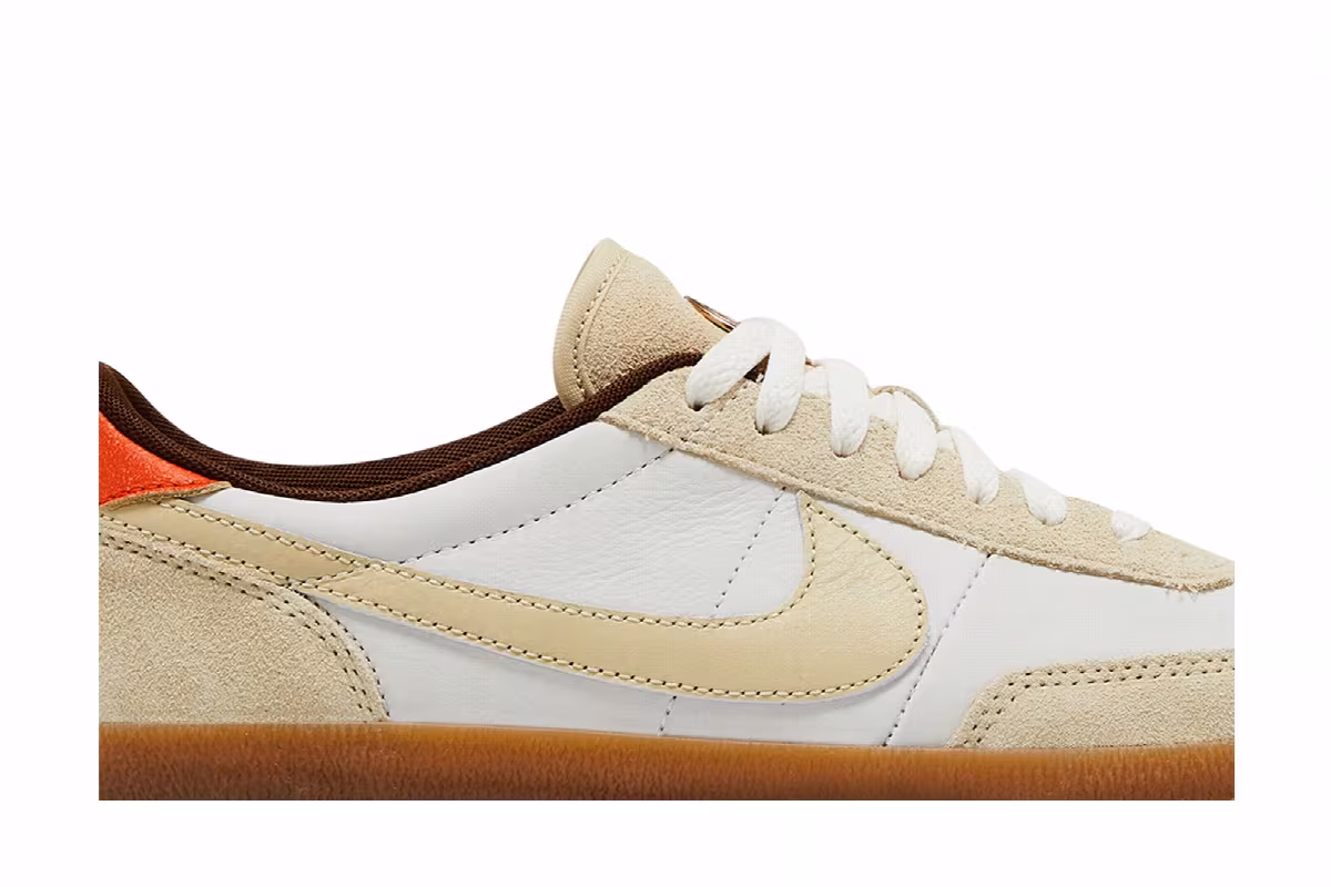 Nike Killshot 2 Leather Sail Safety Orange Gum, view 3