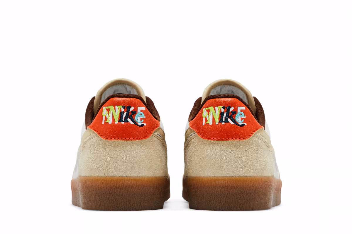 Nike Killshot 2 Leather Sail Safety Orange Gum, view 7