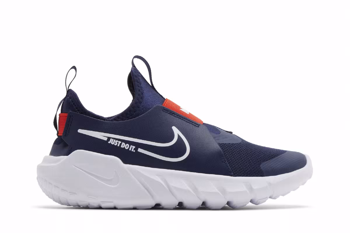 Nike Flex Runner 2 GS Midnight Navy Picante Red, view 2