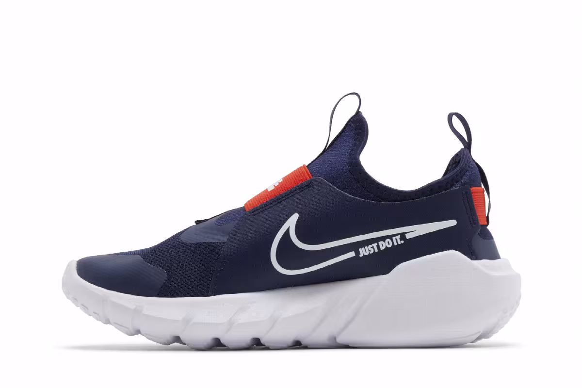 Nike Flex Runner 2 GS Midnight Navy Picante Red, view 4