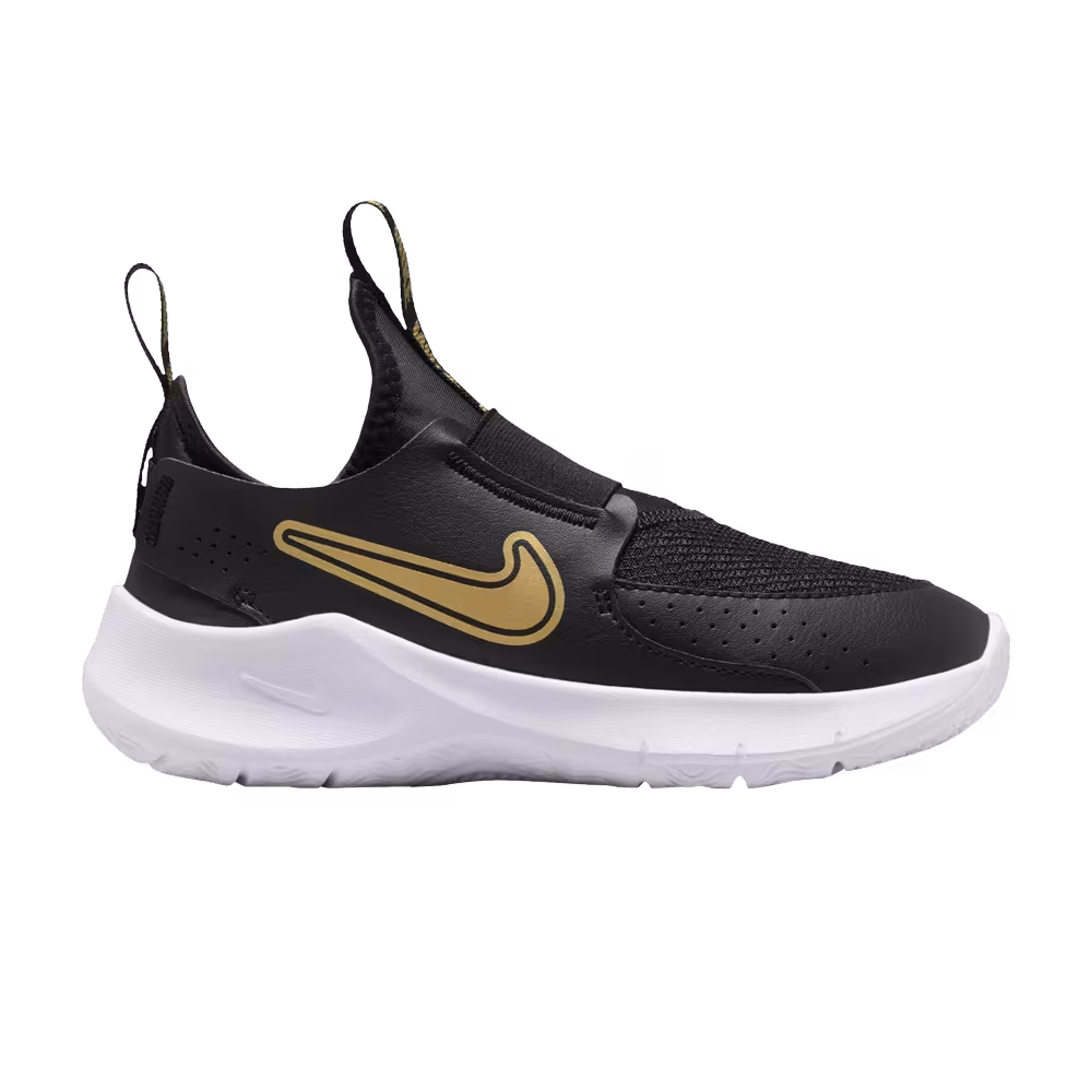 Nike Flex Runner 3 PS Black Metallic Gold