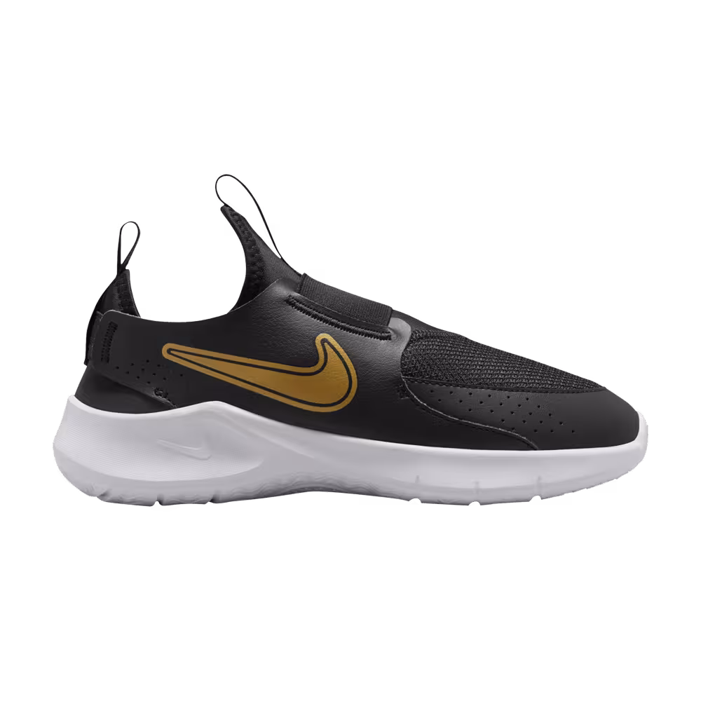 Nike Flex Runner 3 GS Black Metallic Gold