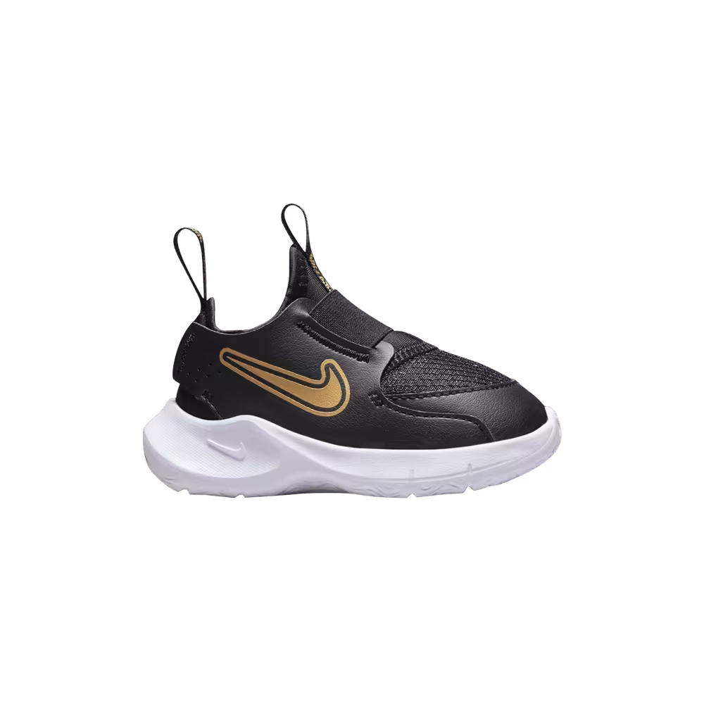 Nike Flex Runner 3 TD Black Metallic Gold