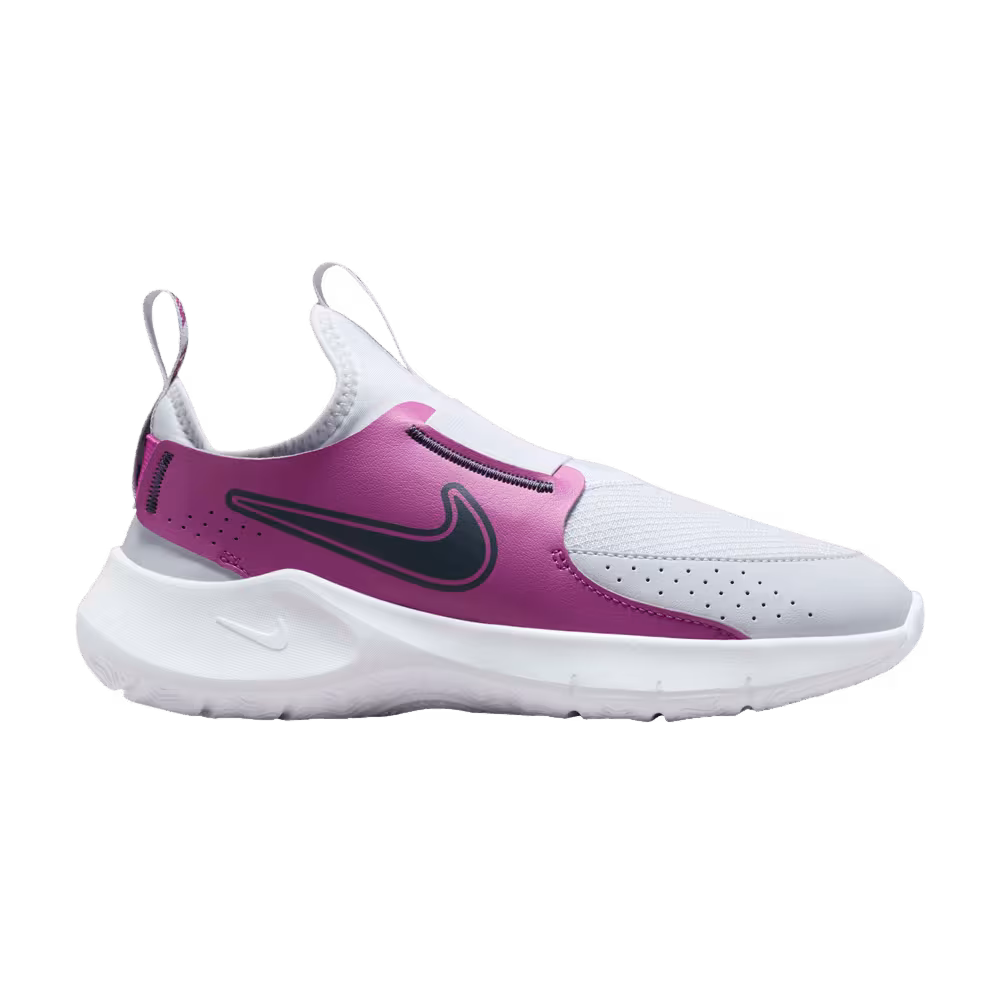 Nike Flex Runner 3 GS Football Grey Hot Fuchsia