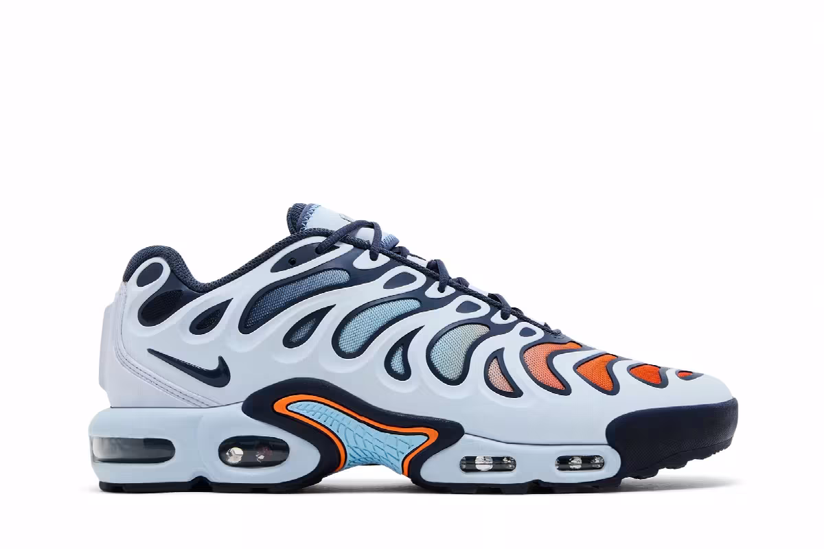 Nike Air Max Plus Drift Football Grey Aquarius Blue, view 2