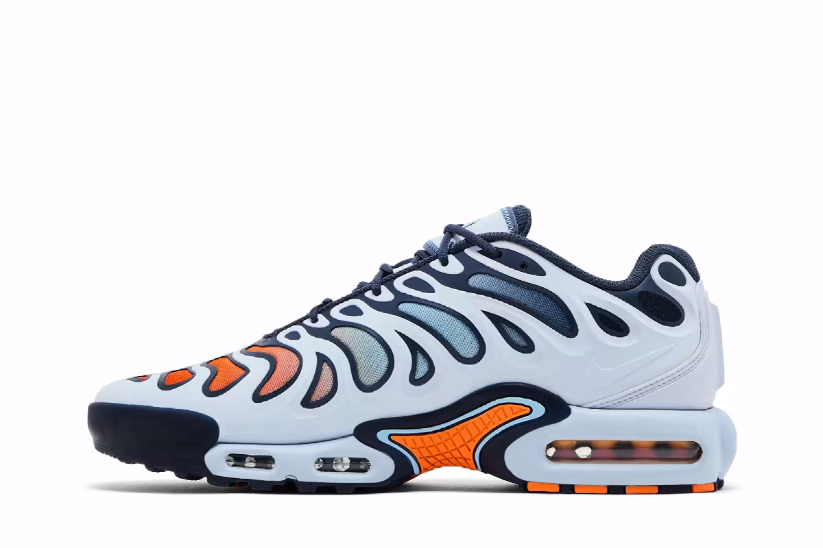 Nike Air Max Plus Drift Football Grey Aquarius Blue, view 4