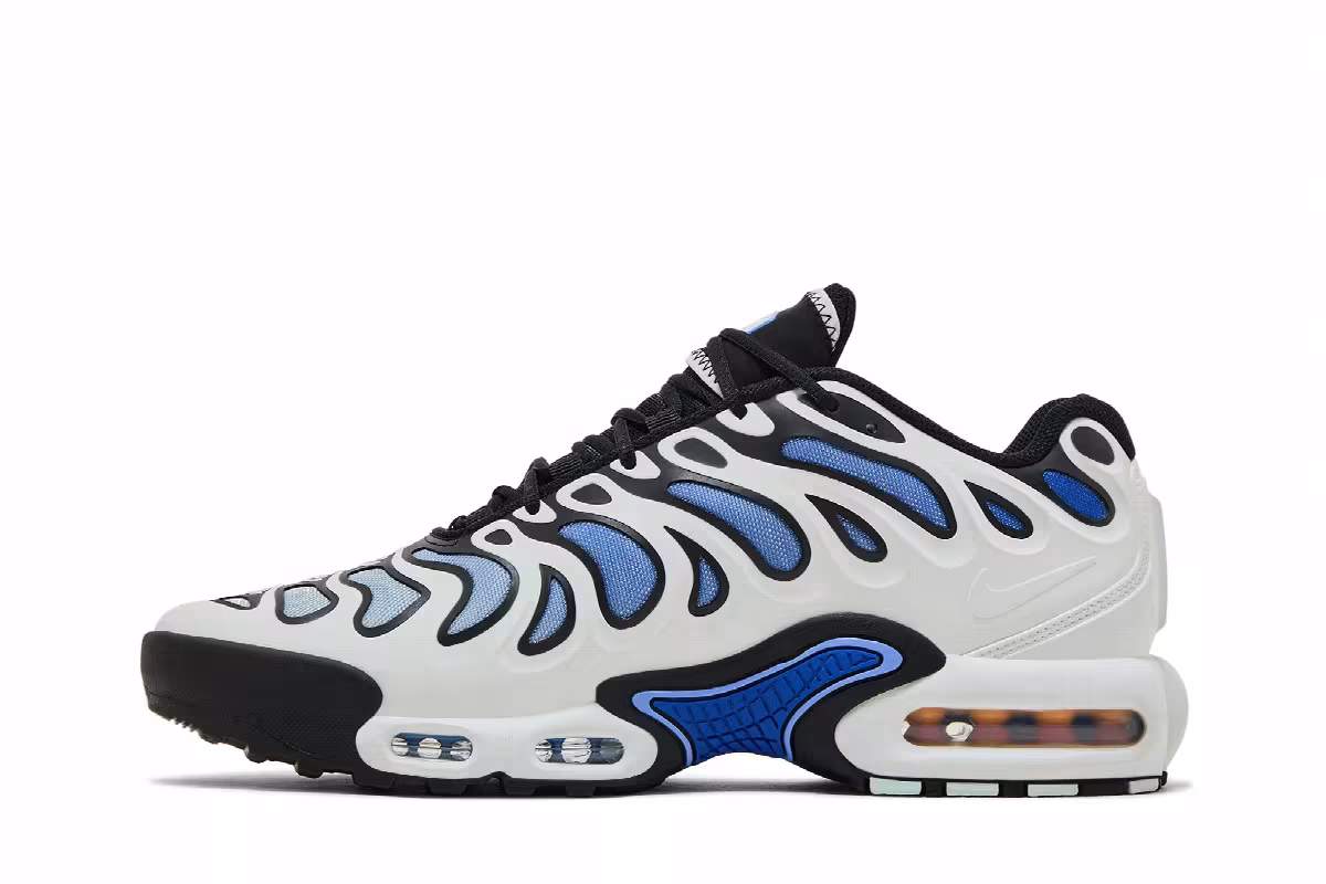 Nike Air Max Plus Drift Summit White Royal Pulse, view 4