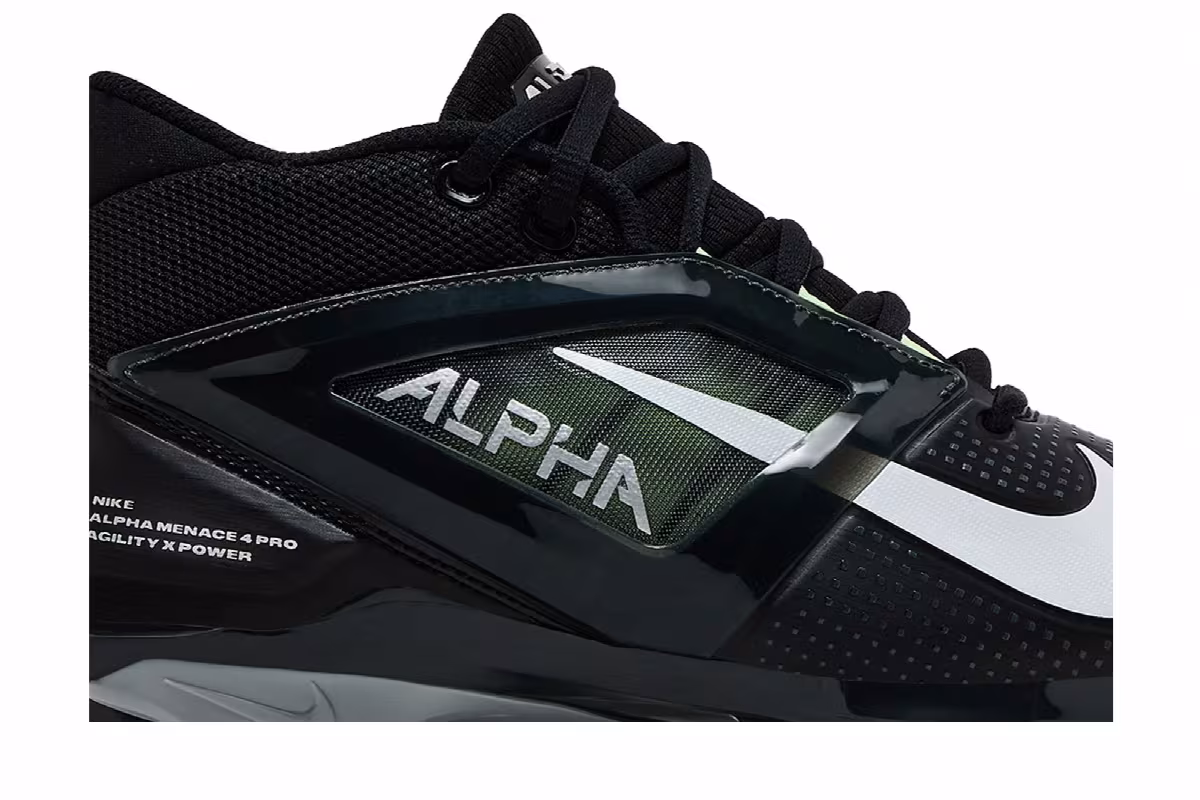 Nike Alpha Menace 4 Pro Black Light Smoke Grey, view 3