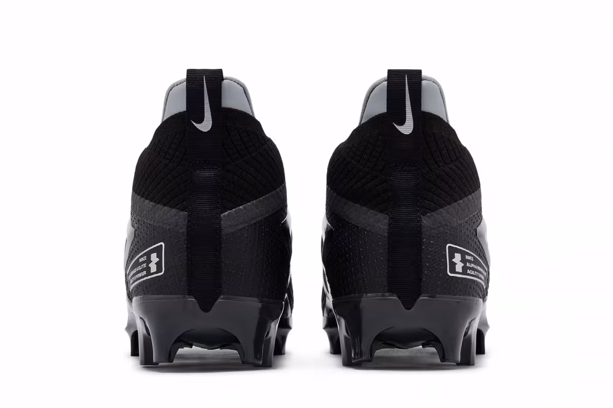 Nike Alpha Menace 4 Elite Black White, view 7