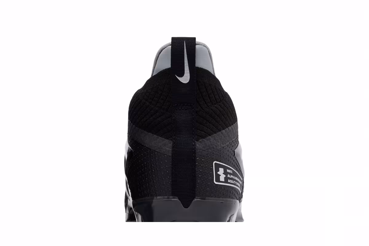Nike Alpha Menace 4 Elite Black White, view 8