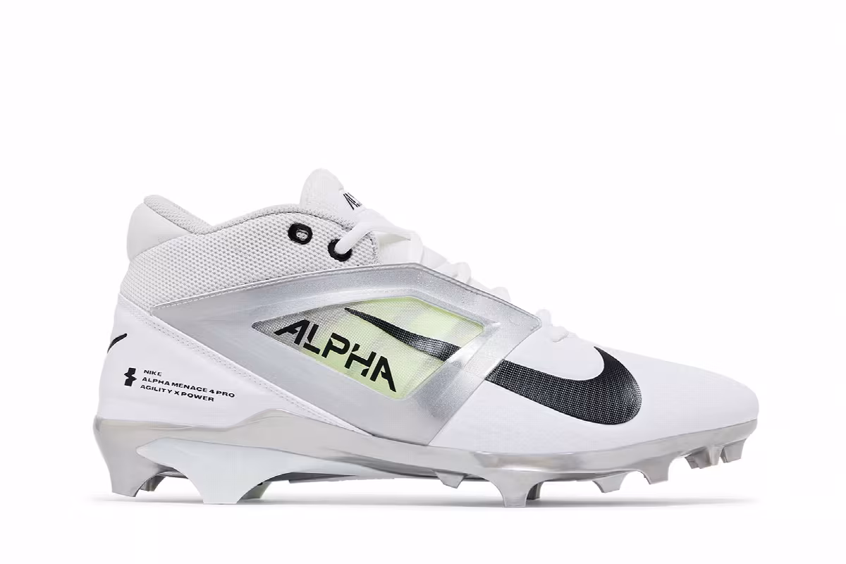 Nike Alpha Menace 4 Pro White Black, view 2