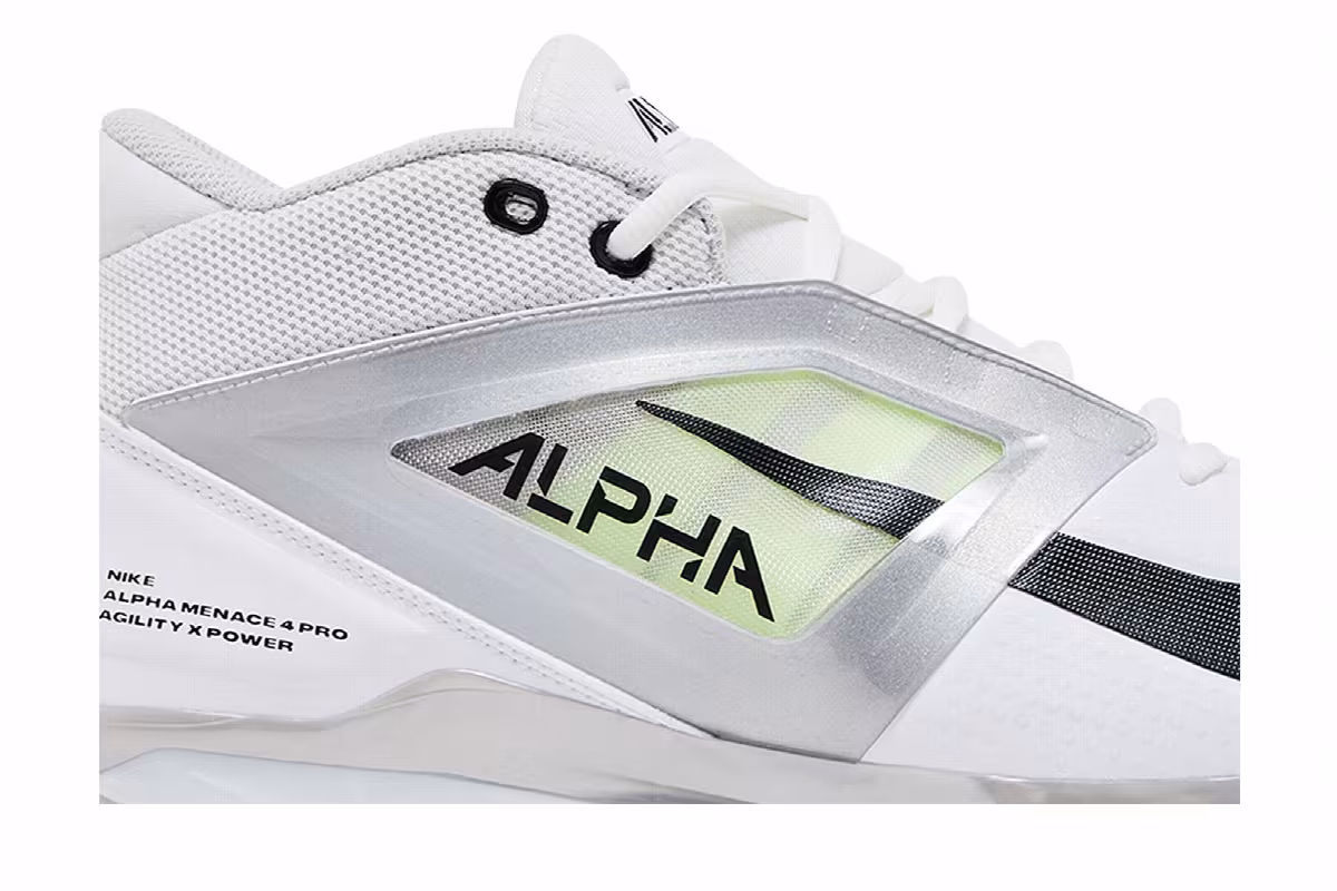 Nike Alpha Menace 4 Pro White Black, view 3