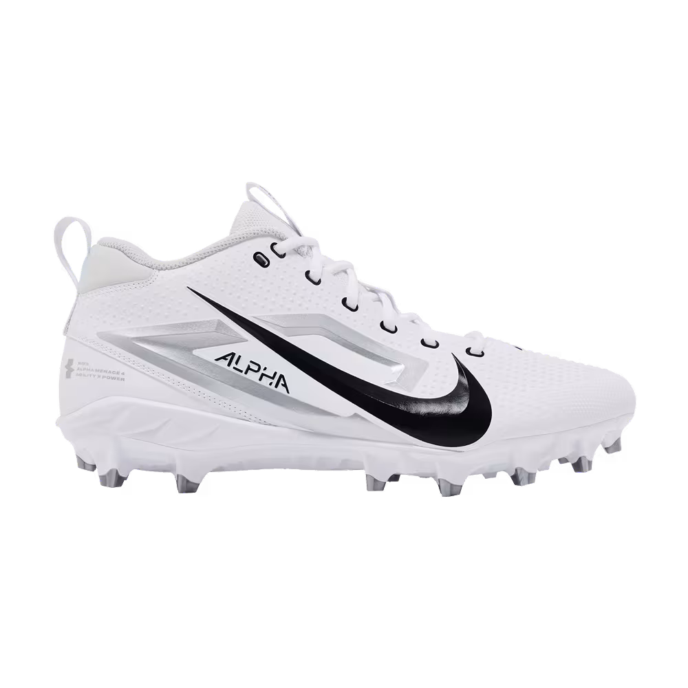 Nike Alpha Menace 4 Varsity White Metallic Silver