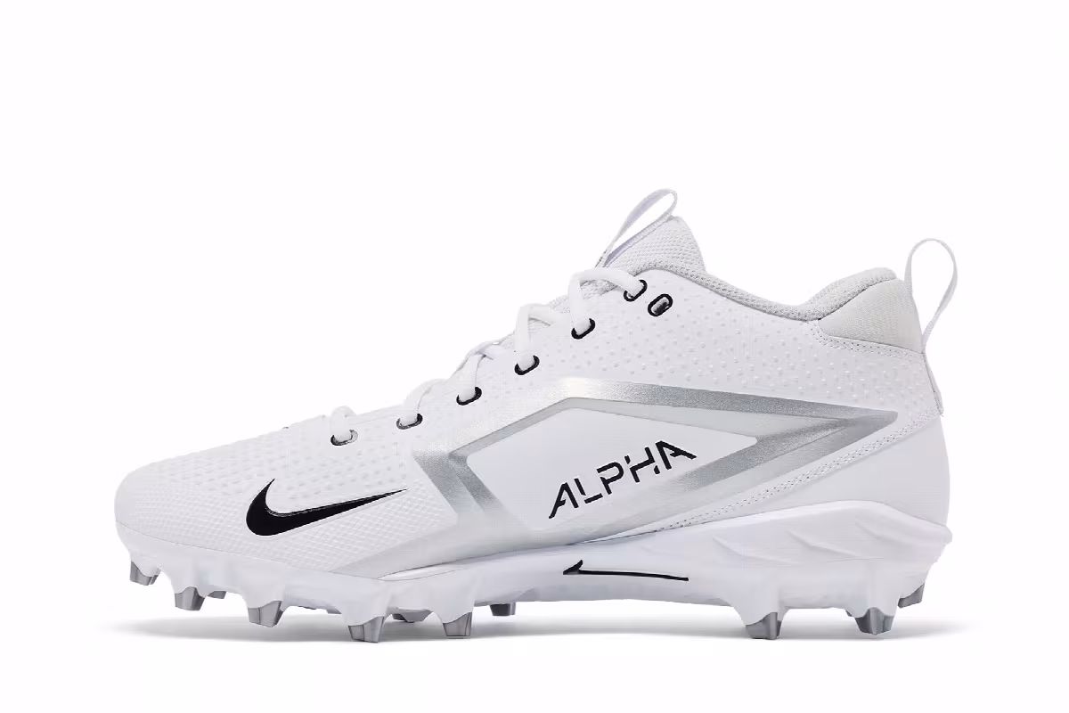 Nike Alpha Menace 4 Varsity White Metallic Silver, view 4