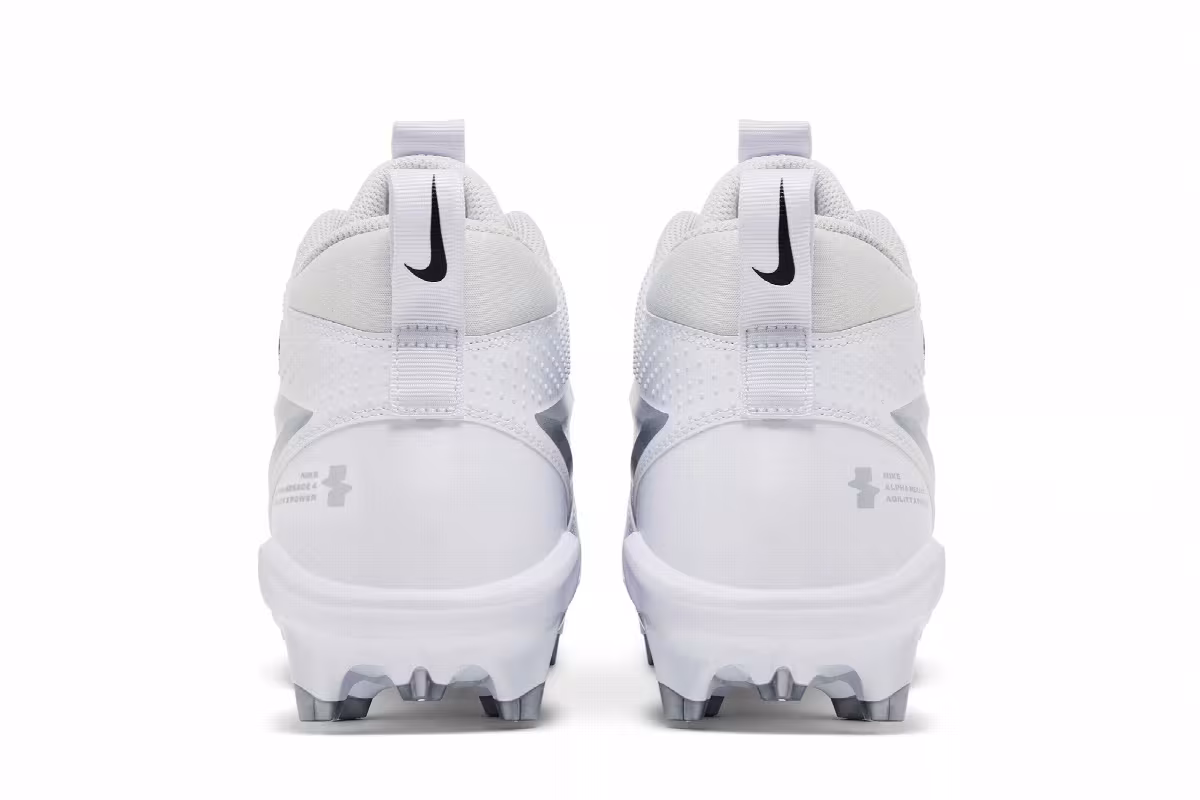 Nike Alpha Menace 4 Varsity White Metallic Silver, view 7