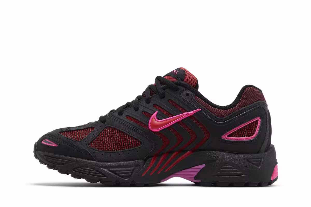 Nike Air Pegasus 2K5 Black Fire Red, view 4