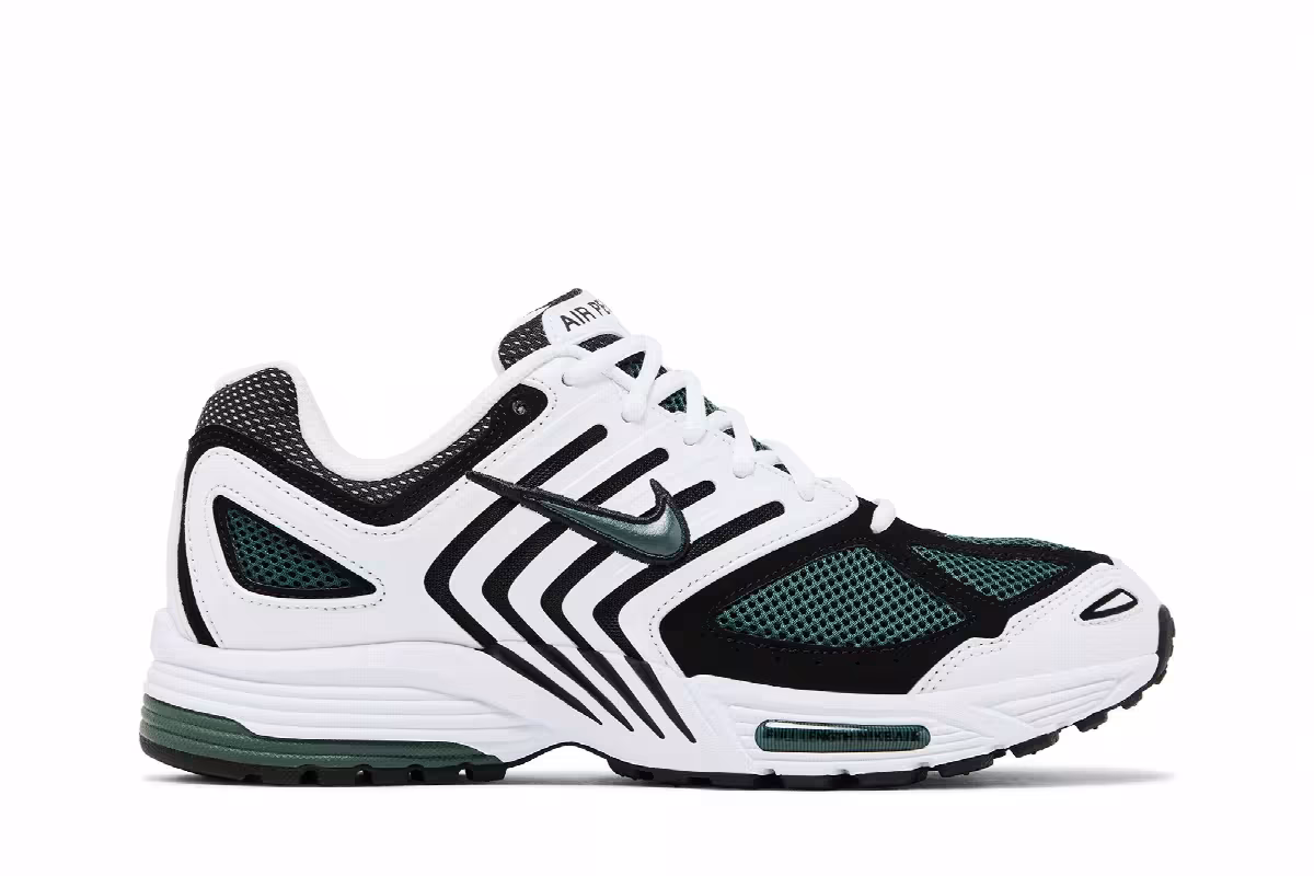 Nike Women's Air Pegasus 2K5 White Vintage Green, view 2