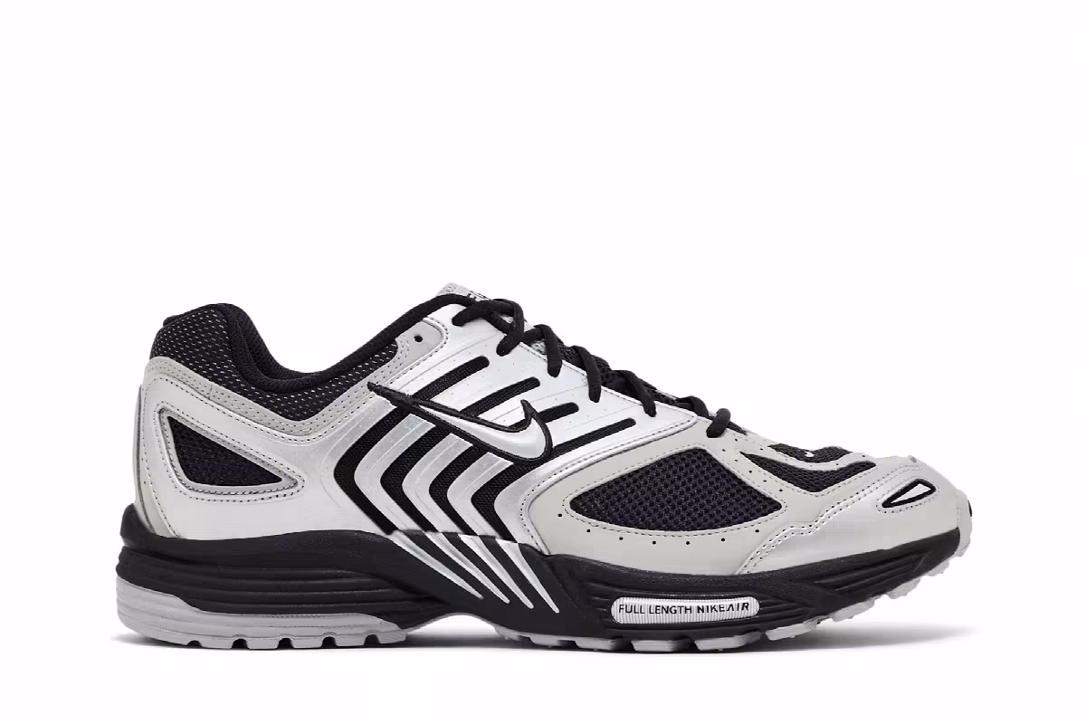Nike Air Pegasus 2K5 Metallic Silver Black, view 2