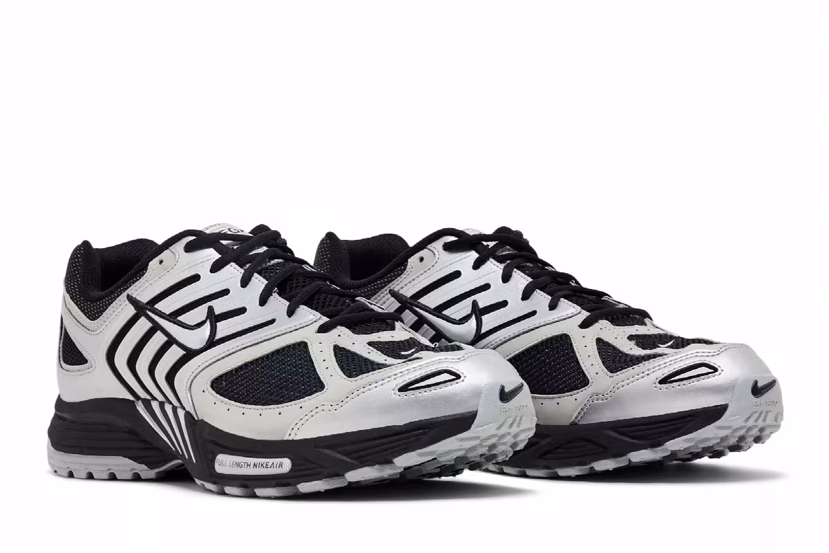 Nike Air Pegasus 2K5 Metallic Silver Black, view 9