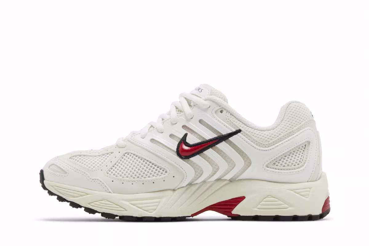 Nike Women's Air Pegasus 2K5 White Gym Red, view 4