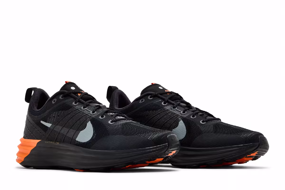 Nike Lunar Roam Black Safety Orange, view 9
