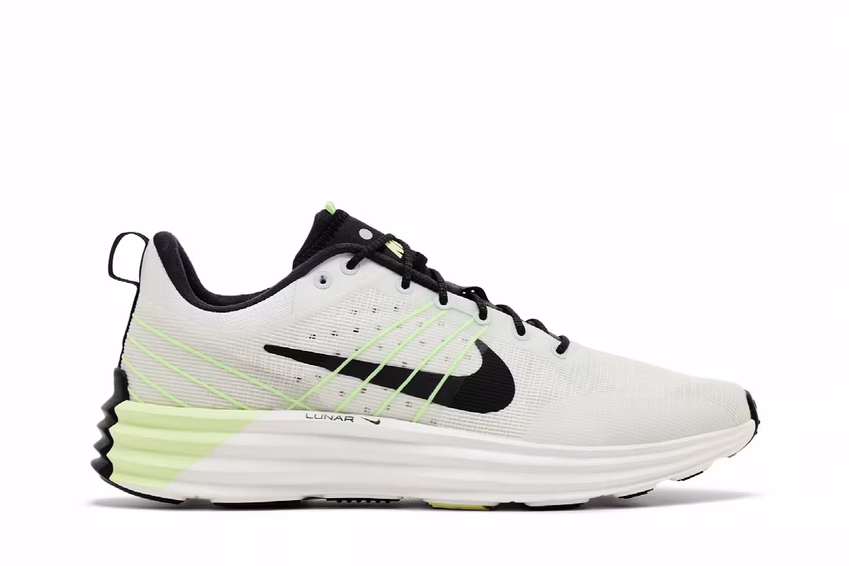 Nike Lunar Roam White Barely Volt, view 2