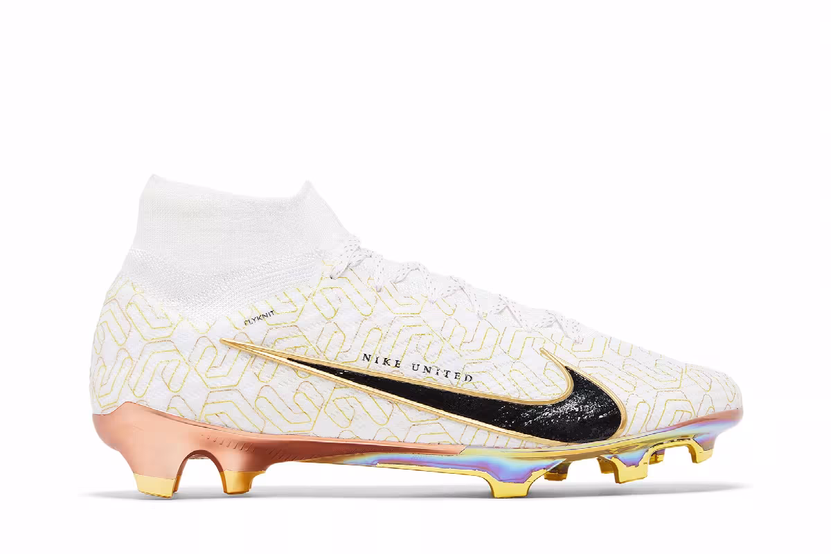 Nike Zoom Mercurial Superfly 9 Elite FG United Golden Pack, view 2