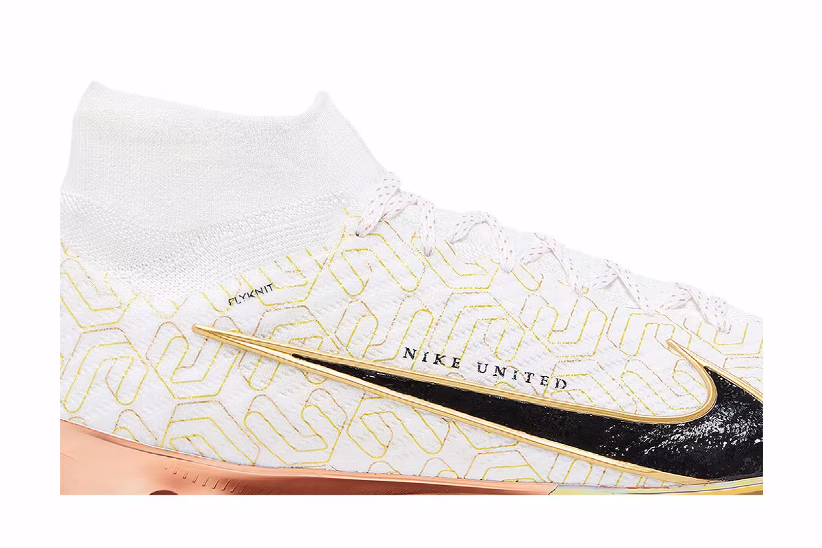 Nike Zoom Mercurial Superfly 9 Elite FG United Golden Pack, view 3