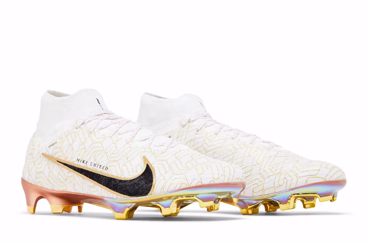 Nike Zoom Mercurial Superfly 9 Elite FG United Golden Pack, view 9