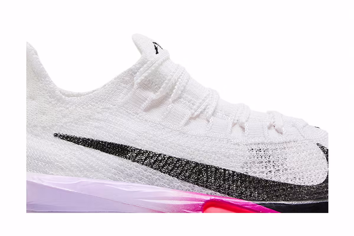 Nike Women's Air Zoom Alphafly NEXT% 3 White Vivid Grape, view 3