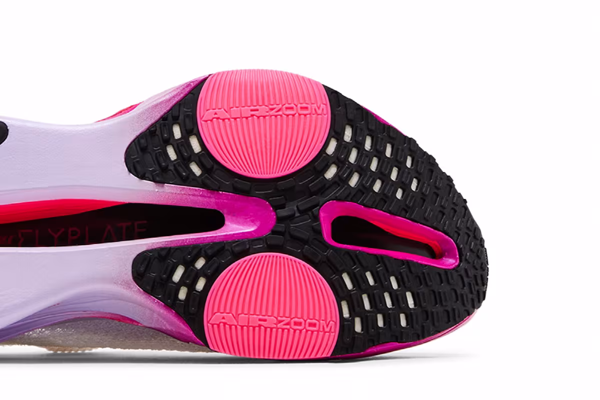 Nike Women's Air Zoom Alphafly NEXT% 3 White Vivid Grape, view 6