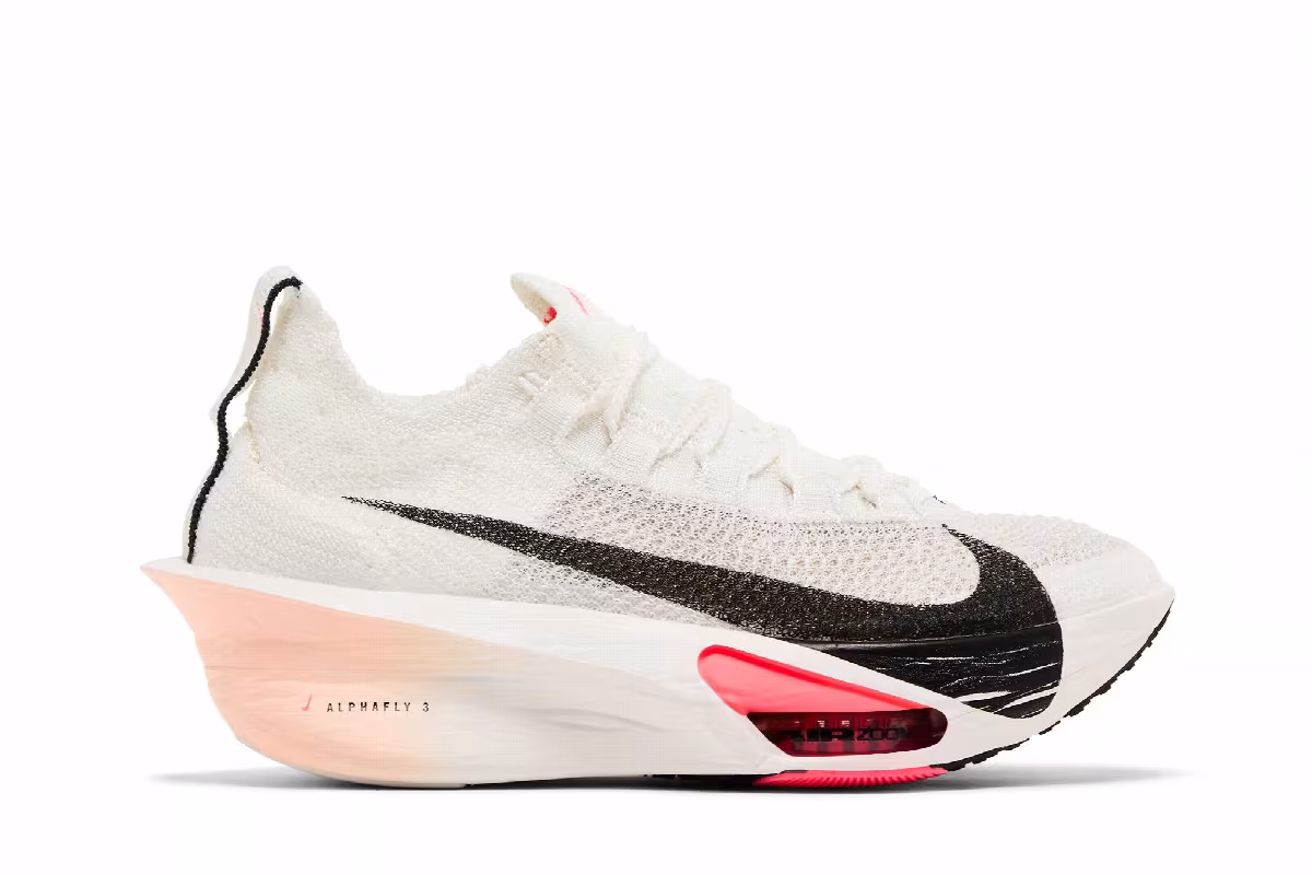 Nike Women's Air Zoom Alphafly NEXT% 3 Sail Hot Punch, view 2