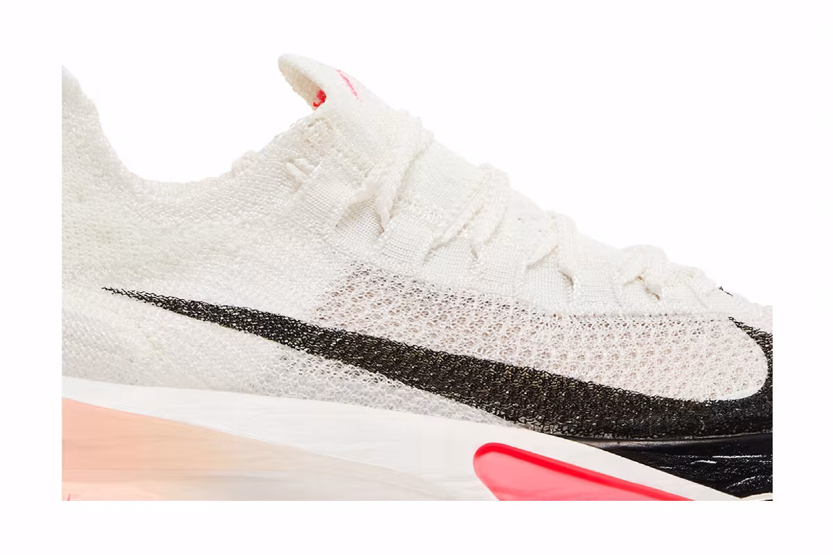 Nike Women's Air Zoom Alphafly NEXT% 3 Sail Hot Punch, view 3