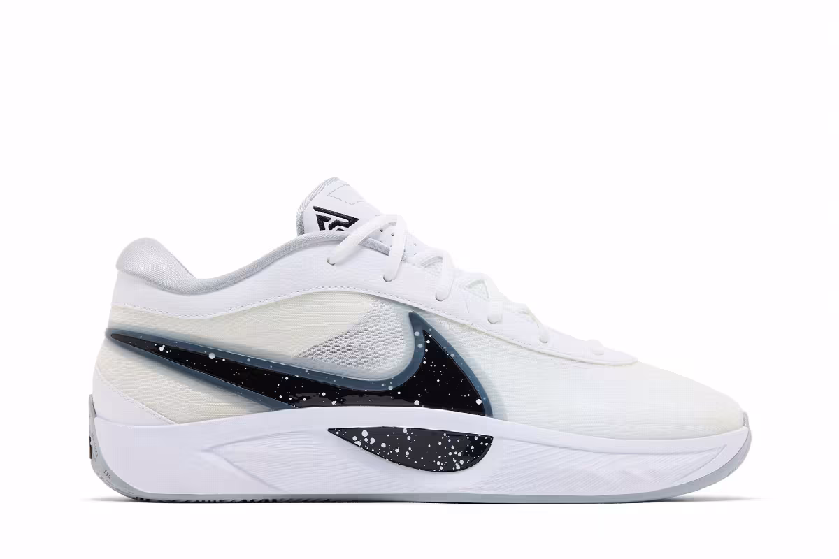 Nike Giannis Freak 6 EP White Black, view 2