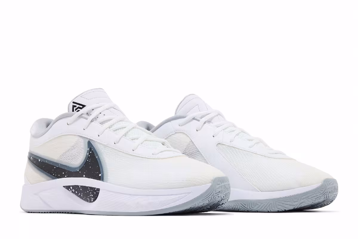 Nike Giannis Freak 6 EP White Black, view 9
