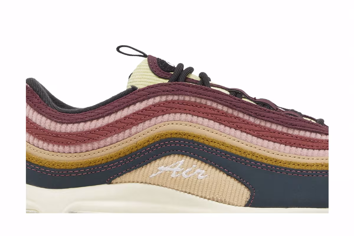 Nike Women's Air Max 97 Multi-Color Corduroy, view 3