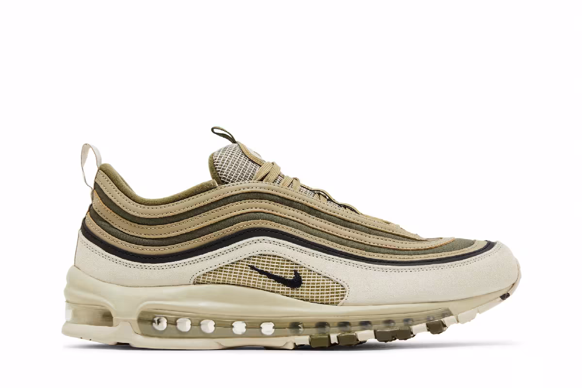 Nike Air Max 97 SE Light Bone Medium Olive, view 2