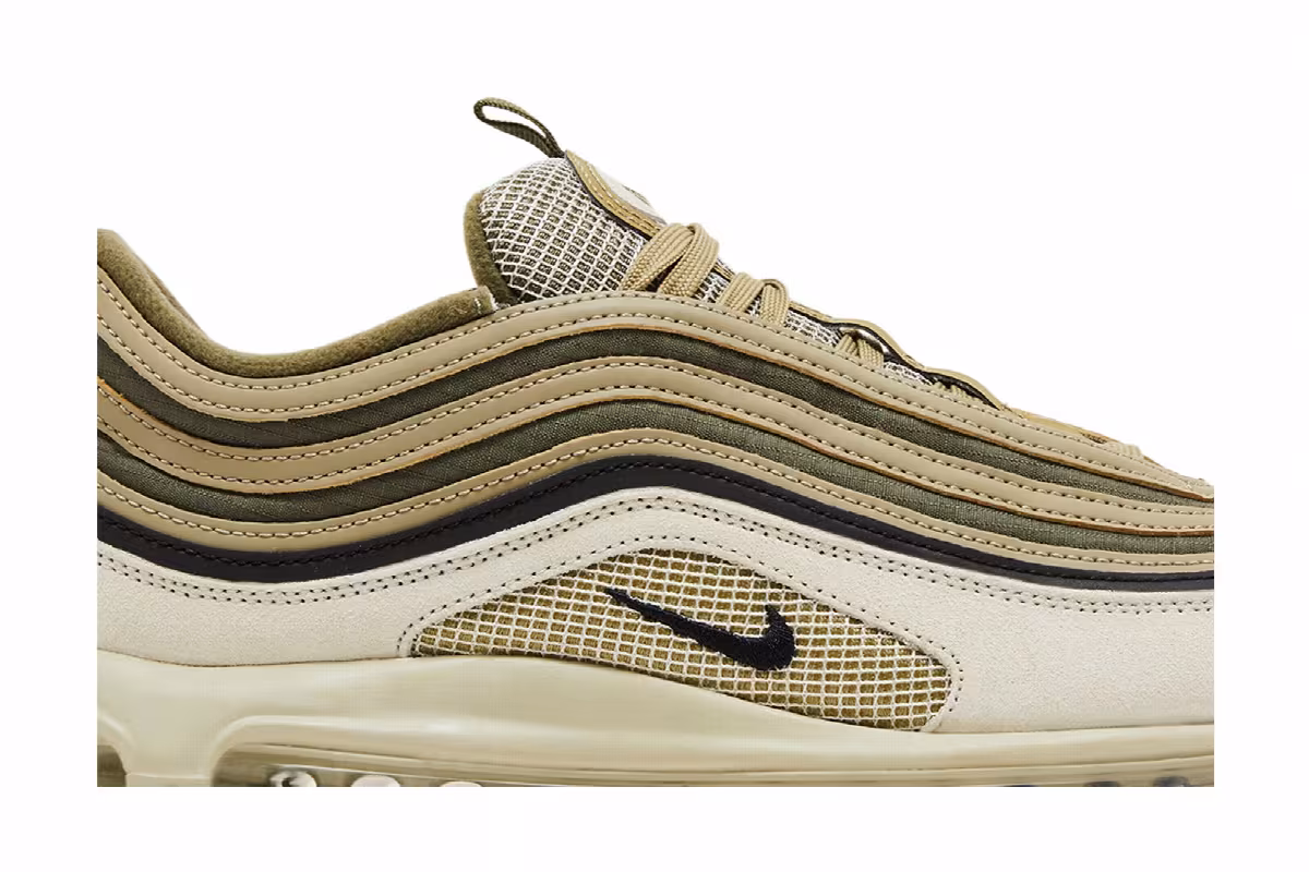 Nike Air Max 97 SE Light Bone Medium Olive, view 3