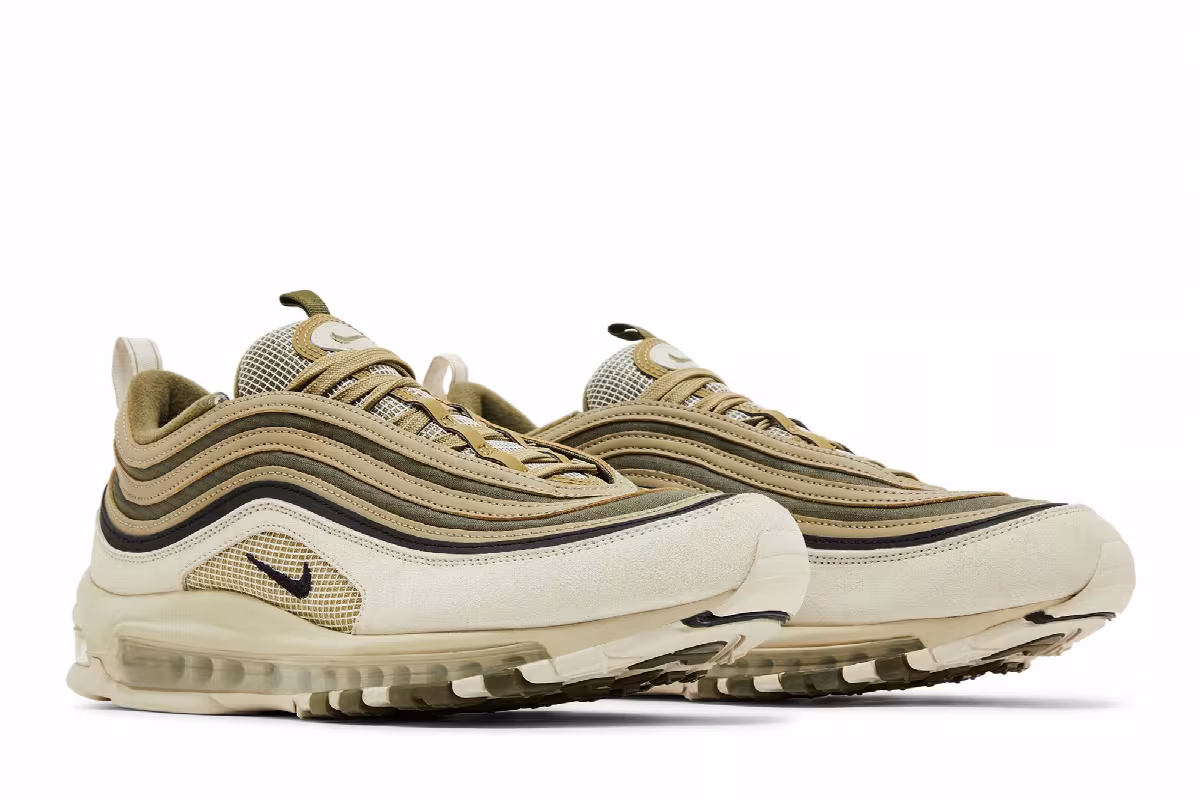 Nike Air Max 97 SE Light Bone Medium Olive, view 9
